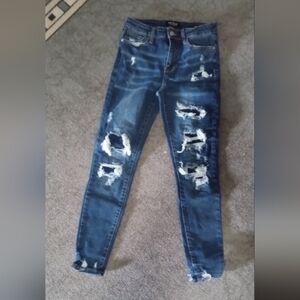 Judy Blue Blue Skinny Distressed Jeans
